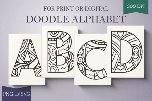 Alphabet Doodle Letters: Creative Graphics for Engaging Content