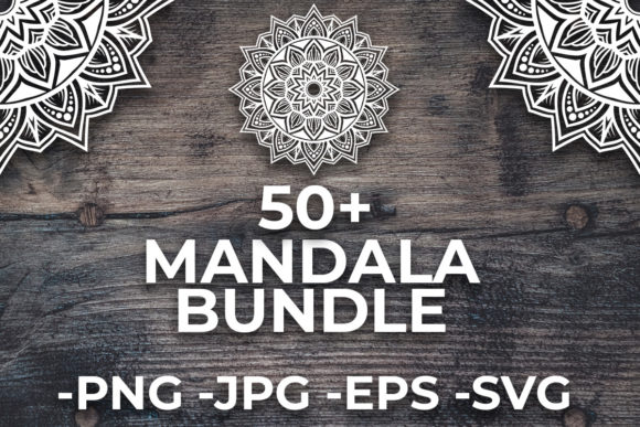Circular Pattern Mandala Art for Handmade Bundles