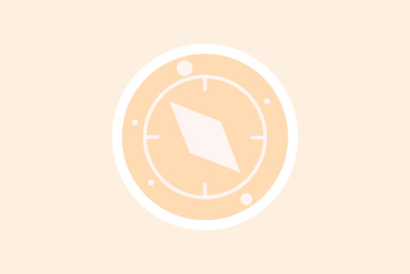 Compass Icon for Social Media Highlights