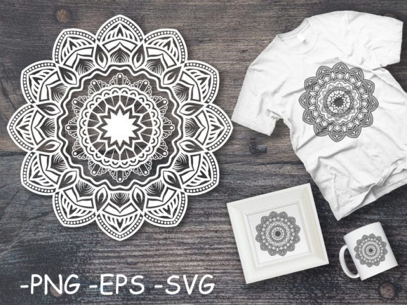 Exploring Circular Pattern Mandala Art 71 for Graphics and Crafts