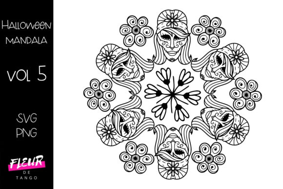 Halloween Mandala Vol.5: A Must-Have for Creative Graphics
