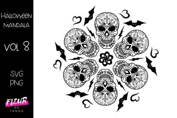 HALLOWEEN Mandala Vol.8: A Spooky Yet Elegant Graphics Solution