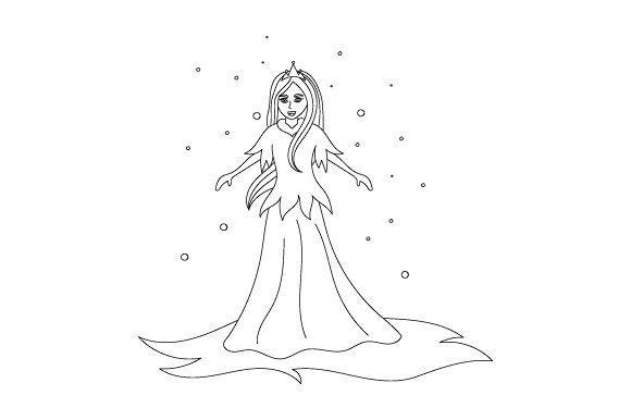 Princess - Coloring Book Design for Kids' Crafts