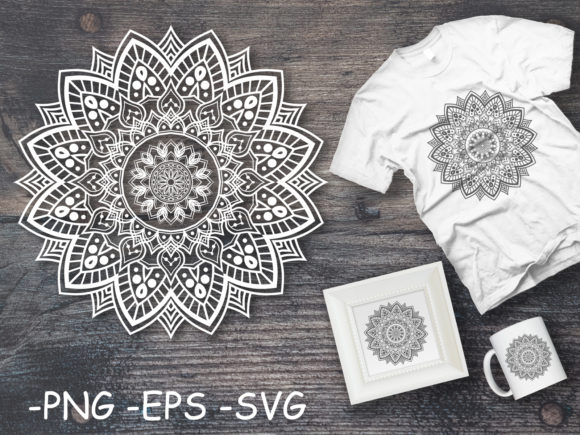Review: Circular Pattern Mandala Art 12 for Graphics & Crafts