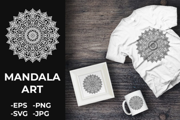 Review: Circular Pattern Mandala Art 153 for Crafts and Graphics