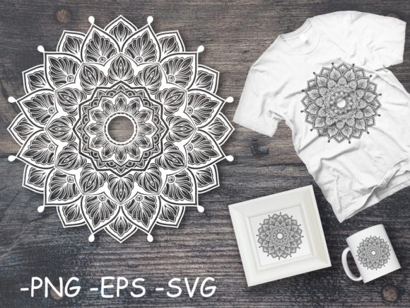 Review: Circular Pattern Mandala Art 43 for Crafts and Graphics