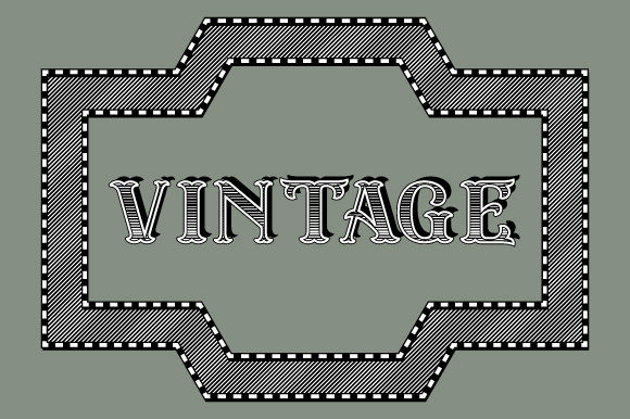 Vintage Frame Black White Retro Vector: A Versatile Graphics Asset